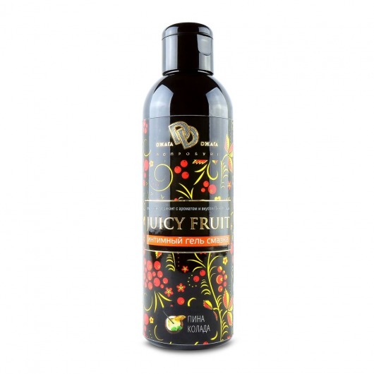 Интимный гель на водной основе JUICY FRUIT с ароматом пина колада - 200 мл. - БиоМед - купить с доставкой в Южно-Сахалинске