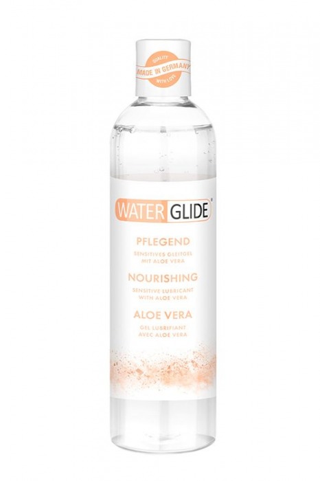 Лубрикант на водной основе с алоэ вера NOURISHING - 300 мл. - Waterglide - купить с доставкой в Южно-Сахалинске