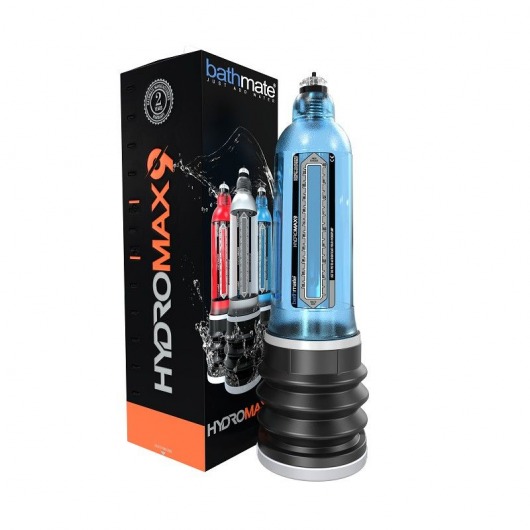 Синяя гидропомпа HydroMAX9 - Bathmate - в Южно-Сахалинске купить с доставкой