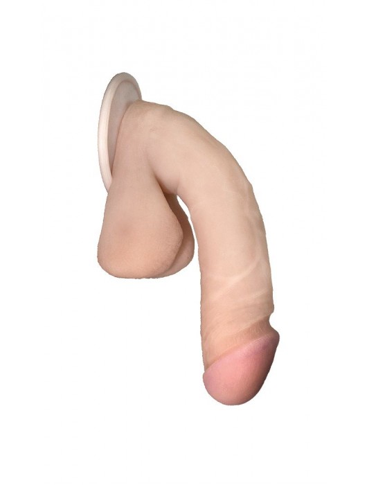 Сувенирный фаллос на присоске 03 - 17 см. - LOVETOY (А-Полимер) - купить с доставкой в Южно-Сахалинске