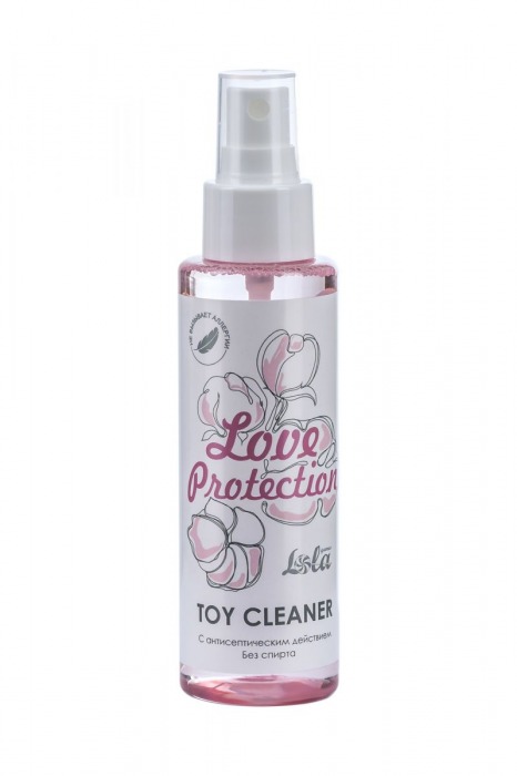 Гигиенический антисептический лосьон Toy cleaner - 110 мл. - Lola Games - купить с доставкой в Южно-Сахалинске