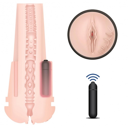 Мастурбатор-вагина PORNSTAR Holly Hendrix с вибрацией - Pornstar Pussy - в Южно-Сахалинске купить с доставкой