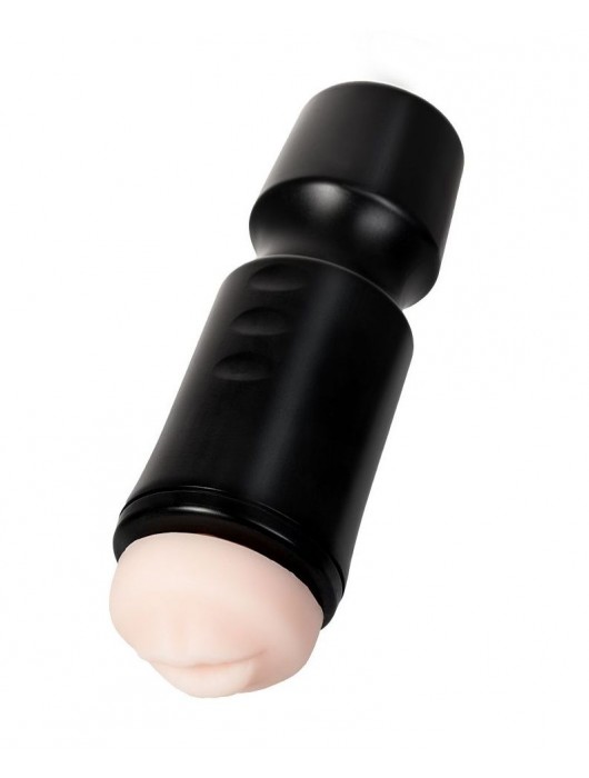 Мастурбатор-ротик A-Toys в черной колбе - A-toys - в Южно-Сахалинске купить с доставкой