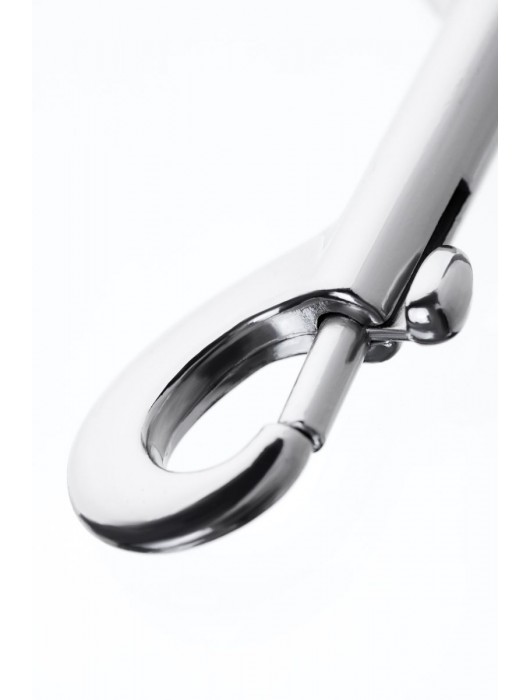 Серебристый двухсторонний карабин TOYFA Metal - ToyFa - купить с доставкой в Южно-Сахалинске