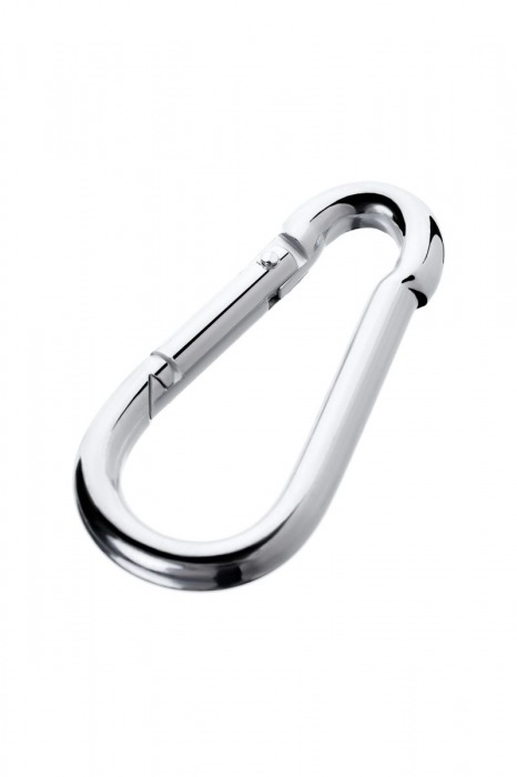 Серебристый карабин TOYFA Metal - ToyFa - купить с доставкой в Южно-Сахалинске