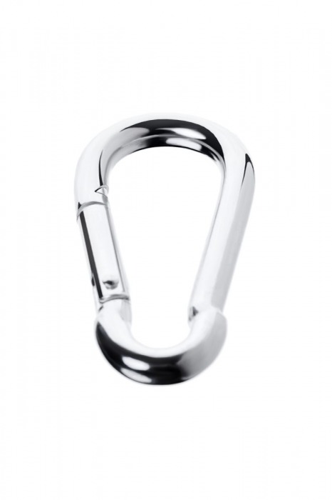 Серебристый карабин TOYFA Metal - ToyFa - купить с доставкой в Южно-Сахалинске