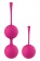 Набор розовых вагинальных шариков PLEASURE BALLS EGGS DUO BALL SET - Dream Toys в Южно-Сахалинске Набор розовых вагинальных шариков PLEASURE BALLS EGGS DUO BALL SET - Dream Toys