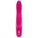 Розовый перезаряжаемый вибратор Rabbit Slimline Curve Rechargeable - 24 см. - Happy Rabbit купить в Южно-Сахалинске с доставкой в Orgasmix.ru Розовый перезаряжаемый вибратор Rabbit Slimline Curve Rechargeable - 24 см. - Happy Rabbit