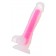 Прозрачно-розовый фаллоимитатор, светящийся в темноте, Clark Glow - 22 см. - ToyFa купить с доставкой в интернет-магазине Orgasmix в Южно-Сахалинске Прозрачно-розовый фаллоимитатор, светящийся в темноте, Clark Glow - 22 см. - ToyFa