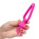 Розовая силиконовая пробка с прорезью Silicone Groove Probe - 10,2 см. - California Exotic Novelties в Южно-Сахалинске Розовая силиконовая пробка с прорезью Silicone Groove Probe - 10,2 см. - California Exotic Novelties