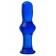 Голубая стеклянная анальная втулка - 12 см. - Sexus в Южно-Сахалинске Голубая стеклянная анальная втулка - 12 см. - Sexus