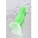 Зеленая, светящаяся в темноте анальная втулка Victor Glow - 10 см. - ToyFa
