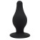 Черная средняя анальная пробка SileXD - 9,3 см. - Adrien Lastic