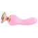 Розовый вибростимулятор SANYA - 18,5 см. - Shunga купить в Южно-Сахалинске с доставкой в Orgasmix.ru Розовый вибростимулятор SANYA - 18,5 см. - Shunga