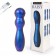 Синий фигурный вибромассажер с шаровидной головкой - 14 см. - DAISY купить в Южно-Сахалинске с доставкой в Orgasmix.ru Синий фигурный вибромассажер с шаровидной головкой - 14 см. - DAISY
