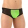 Черно-зеленые трусы-бразилиана из полупрозрачной сетки - Cosmos Colors купить с доставкой Черно-зеленые трусы-бразилиана из полупрозрачной сетки - Cosmos Colors купить с доставкой