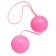 Розовые вагинальные шарики BI-BALLS - Toyfa Basic в Южно-Сахалинске Розовые вагинальные шарики BI-BALLS - Toyfa Basic