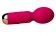 Ярко-розовый мини-wand вибратор для стимуляции эрогенных зон - Secwell